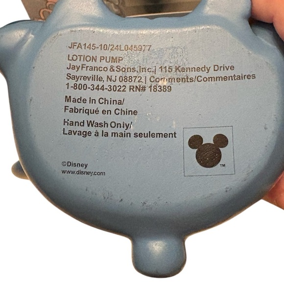 Disney Bundle  Stitch Soap Dish Lotion Dispenser Beauty Set & Figural Backpack - Picture 13 of 14